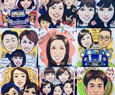 A3サイズの似顔絵を描きます イメージ1