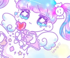 最短3日！！ゆめかわいい☆イラスト描きます イメージ1