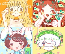 SNSに使える♡ゆるふわポップなアイコン描きます イメージ1