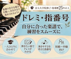 ピアノ楽譜に、ドレミ・指番号を書き込みします 音大院卒指導歴25年★独学やレッスンのための譜読みサポート