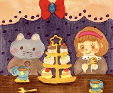 絵本に出てきそうなふわふわなイラストをお描きします イメージ1