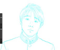 SNSで使えるシンプルな似顔絵アイコンを制作します イメージ1
