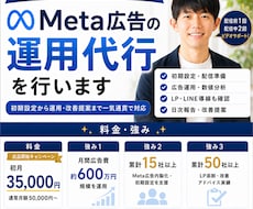 Meta広告運用を一気通貫で丸ごと支援します CR・LP・LINE導線まで改善します