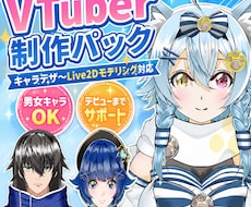 Vtuberキャラデザ～モデリング全行程制作します イメージ1