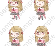 snsアイコン〜LIVE2dモデル何でも描きます イメージ1