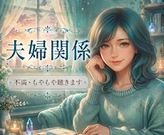 うまくいかない夫婦関係、寄り添いお聴きします イメージ1