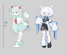 ドット絵で人物イラストお描きします イメージ1