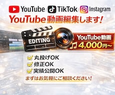 YouTube動画編集・ショート動画編集します イメージ1