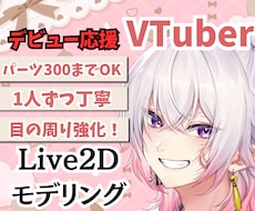 配信で映えるLive2Dモデルを制作します イメージ1