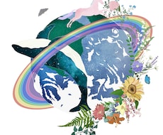 惑星や植物・動物をテーマにしたイラストお描きします イメージ1