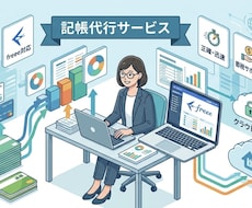 丸投げOK/freee記帳を代行いたします イメージ1