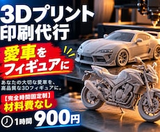 バイク・車【愛車の3Dフィギュア作成】します イメージ1