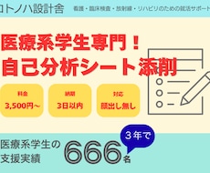 自己分析シートを添削します イメージ1