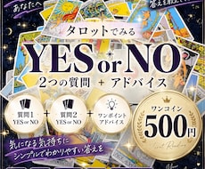 YES・NOで答えを導きますます イメージ1
