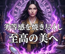 ドス黒い情念を至高の美へ錬成し絶対的な魔女にします 絶望の連鎖を完全に破壊し、美しき絶対魔女へと覚醒せよ