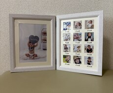 マンスリーフォトフレーム作成ます イメージ1