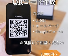 QRコードを作成いたします イメージ1