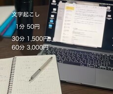 １２０分までの音声・動画の文字起こしいたします イメージ1