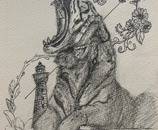 ペットをペン画で描きます イメージ1