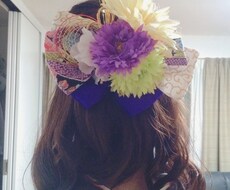 オリジナルの和装の髪飾り、作ります 成人式、卒業式など、和装の際の髪飾りにお悩みの方へ