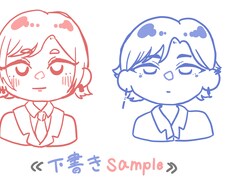 安価で簡易アイコンイラスト制作します イメージ1