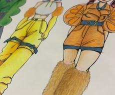 現役服飾学生が独特なタッチで似顔絵描きます イメージ1