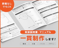 取扱説明書・マニュアルをゼロから一貫制作します イメージ1