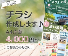 ママデザイナーが格安でチラシフライヤーを作成します イメージ1