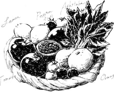 リアルタッチの食べ物の線画イラストを製作いたします イメージ1