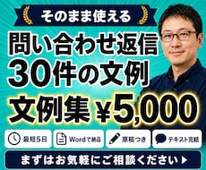 問い合わせ返信テンプレート集を作成します よくある質問30件と返信文例｜そのまま使える形で納品