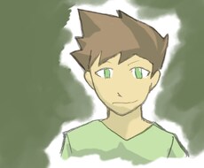 マンガ風の人物上半身の絵を描きます イメージ1