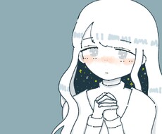 シンプルでゆるふわなイラストを描きます SNSアイコン、MV用一枚絵等用途は自由◎