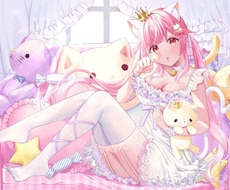 可愛い女の子のキャラクター！1枚絵お描きします 配信用サムネイル、歌ってみた動画イラスト等1枚絵お描きします