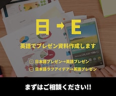 デザイナーが英文パワポ・プレゼン資料を作成します 客先での説明資料、社内のプレゼン資料など幅広く対応します!!