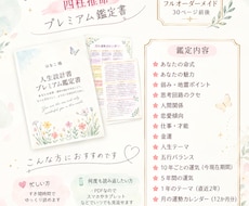 四柱推命であなたの取扱説明書作成ます イメージ1