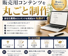 あなた専用の売れるコンテンツを丸投げ制作します イメージ1