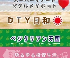 ブログやツイッターなどのヘッダーデザインします タイトルのロゴ文字を素敵に装飾します！