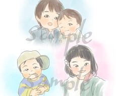 お子様の似顔絵描きます SNS等のアイコンにもどうぞ！