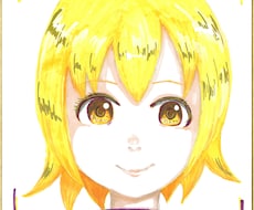 アナログ作画で似顔絵・オリジナルイラスト描きます