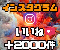 インスタグラム2,000いいね増えるまで宣伝します インスタグラム投稿を拡散します‼️