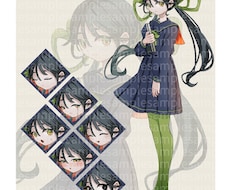 １点物！完成品キャラクター立ち絵販売します 『こういうのが欲しかった！』を叶える１点物キャラクター