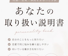 あなたの取り扱い説明書作ります イメージ1
