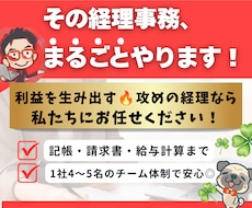 経理代行いたします 経理人員を削減しませんか。私が経理担当になります。