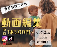 ショート動画初回1本500円で作成します