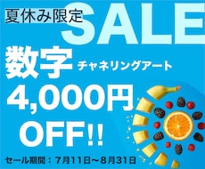 世界にひとつ【あなたの数字】で絵を描きます あなたの心に浮かんだ数字からアートにします✨待ち受け◎