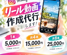 Instagramのリール動画、作成代行します イメージ1
