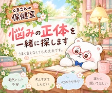 自分でもまとまらない悩みを一緒に整理します イメージ1