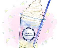 おしゃれな水彩風アイテムイラスト作成いたします 商用可◎企業案件経験のプロが作成いたします♡