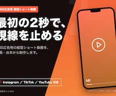 SNS広告用の縦型ショート動画を企画制作します イメージ1