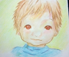 水彩色鉛筆で似顔絵お描きします お祝いなどの記念におすすめです！